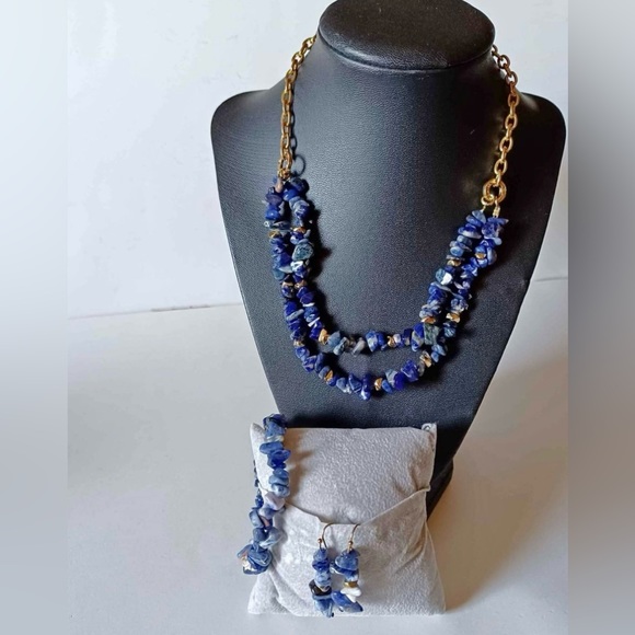 Jewelry - LAPIS LAZULI NECKLACE SET